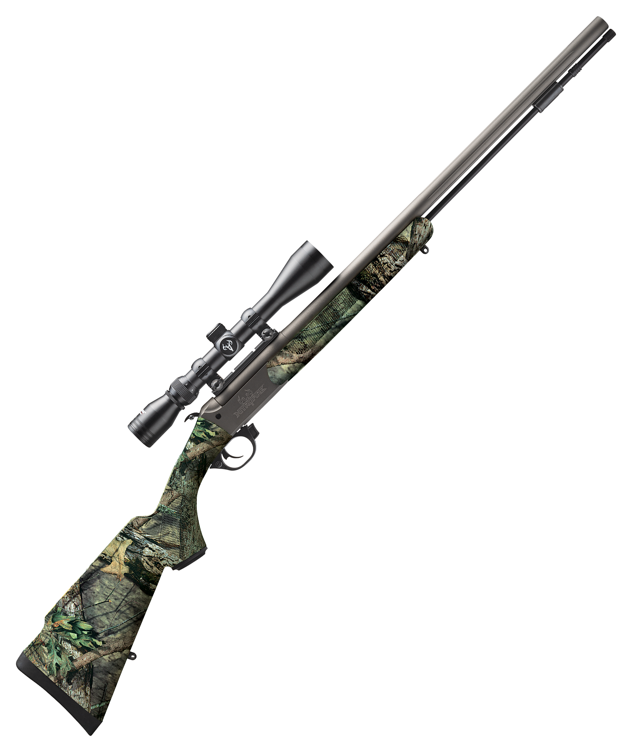 Traditions NitroFire Muzzleloader Rifle with Scope Combo in Mossy Oak ...